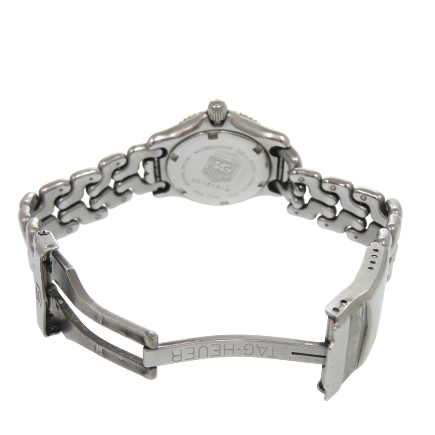 Tag Heuer Cell Date Wg1313-2 Stainless Steel Gray Quartz Watch 0667Tag Heuer