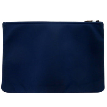 Unused Herms Neoban Gm Polyamide Elastane Blue Marine Pouch Bag Zs5Z Hermes