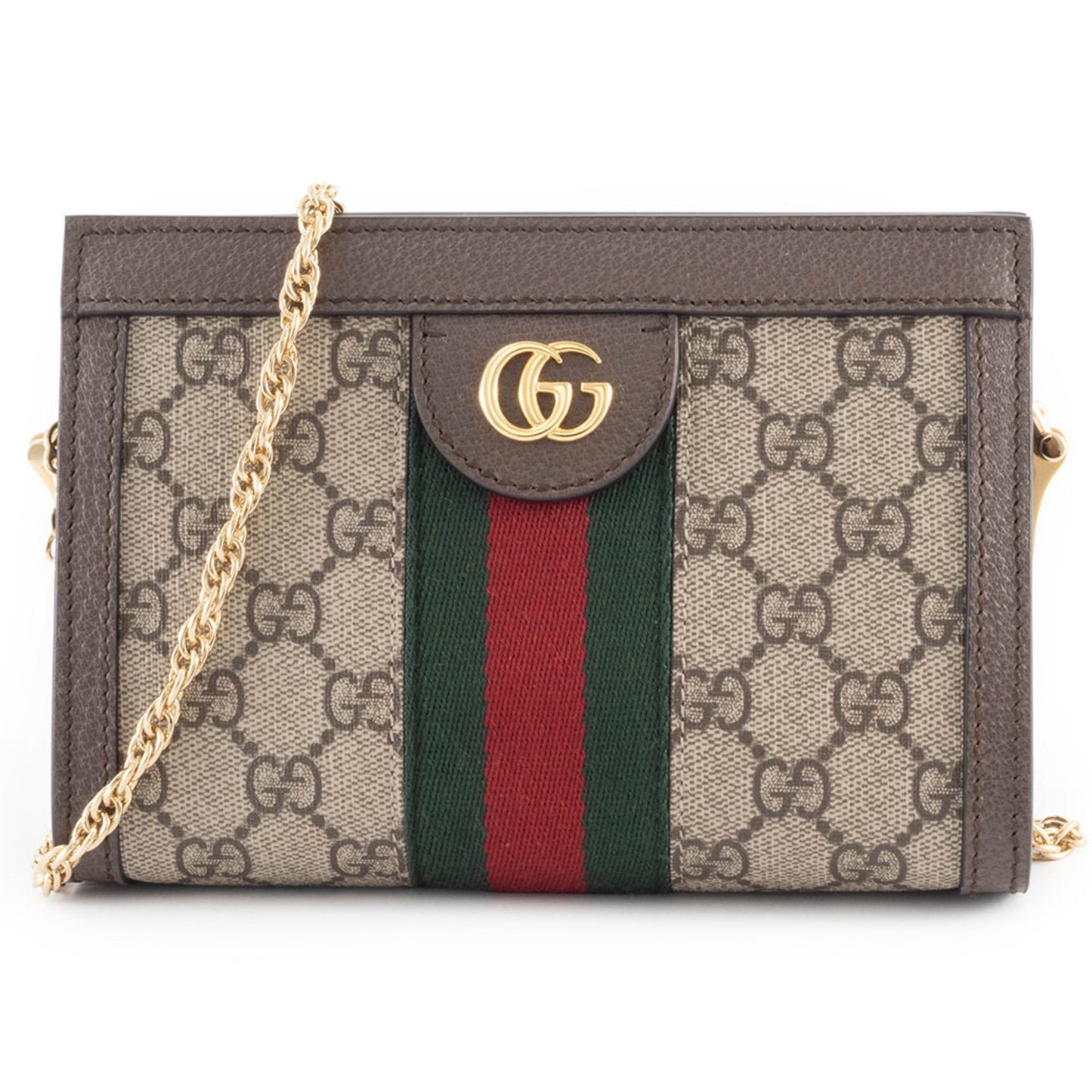 Gucci Gg Supreme Ophidia Shoulder Bag In Beige