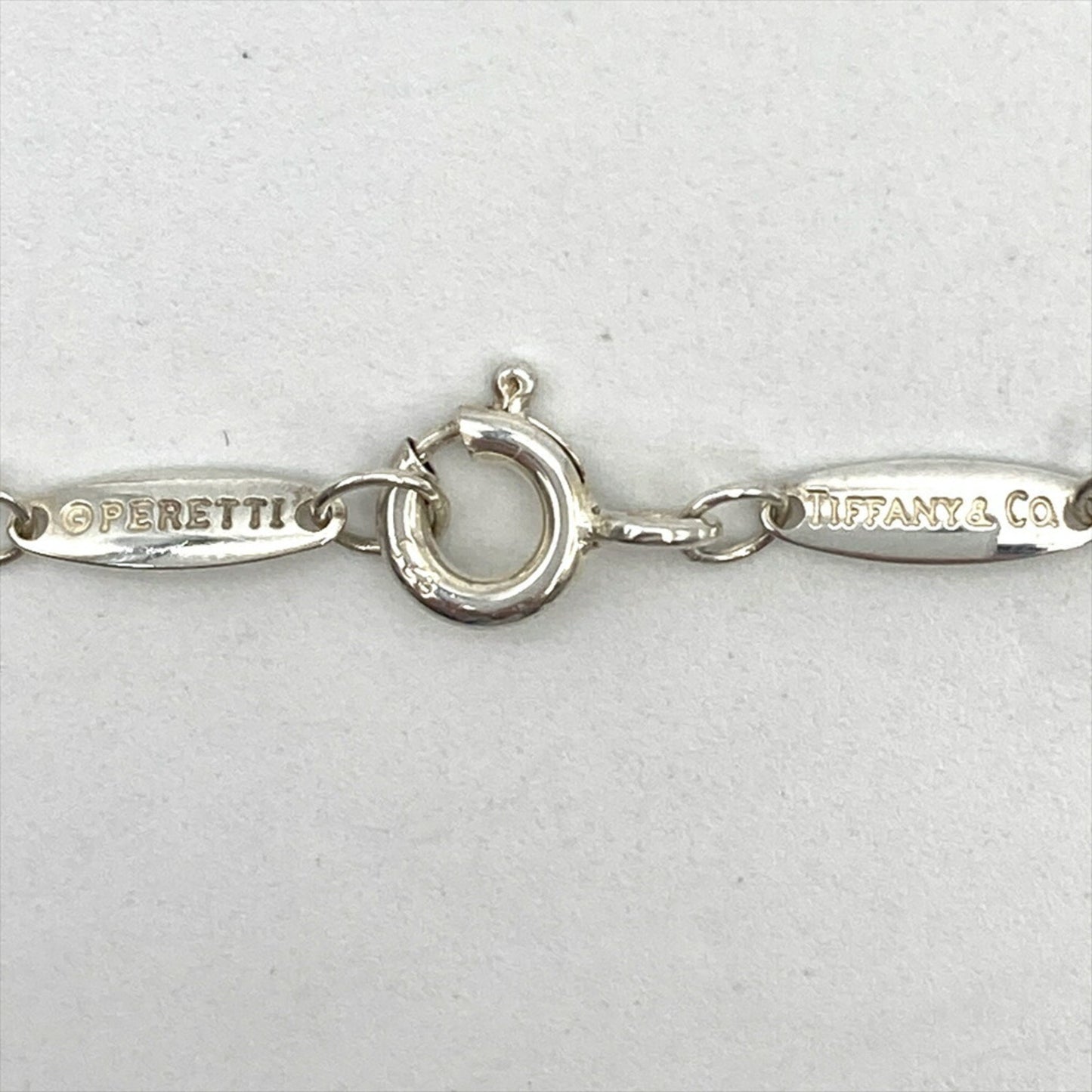 Tiffany & Co. By The Yard Necklace Diamond Sv925 1.6G Silver