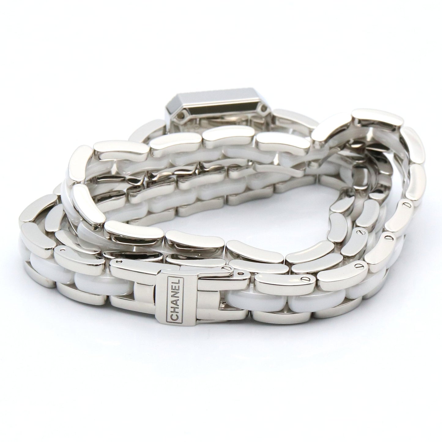 Chanel Premiere Triple Bracelet Watch With Stainless Steel