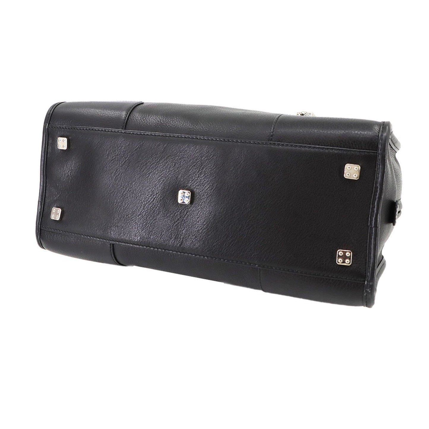 Loewe Amazona 28 Handbag In Black Leather