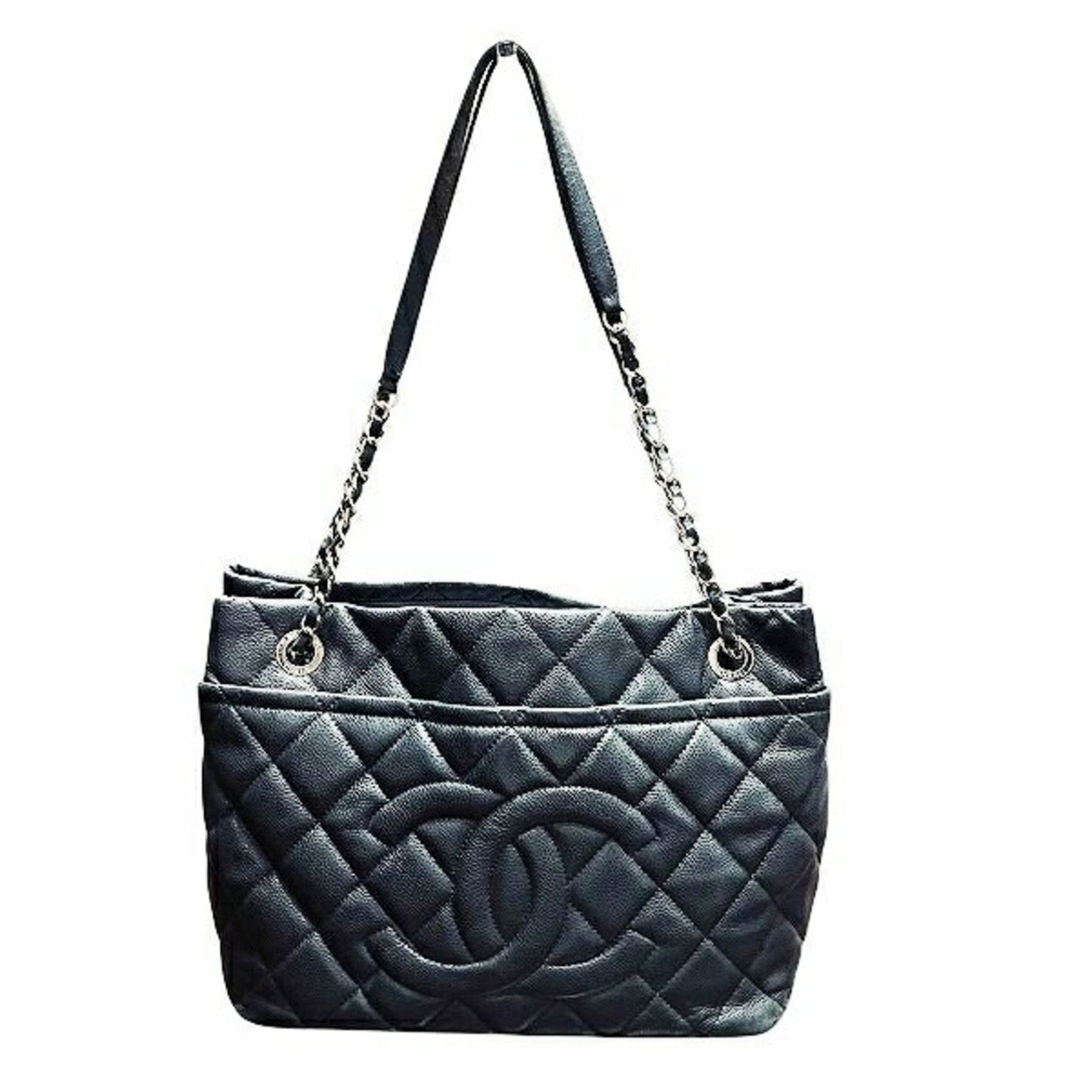 Chanel Matelasse Coco Mark A67294 Blue Label Shoulder Bag