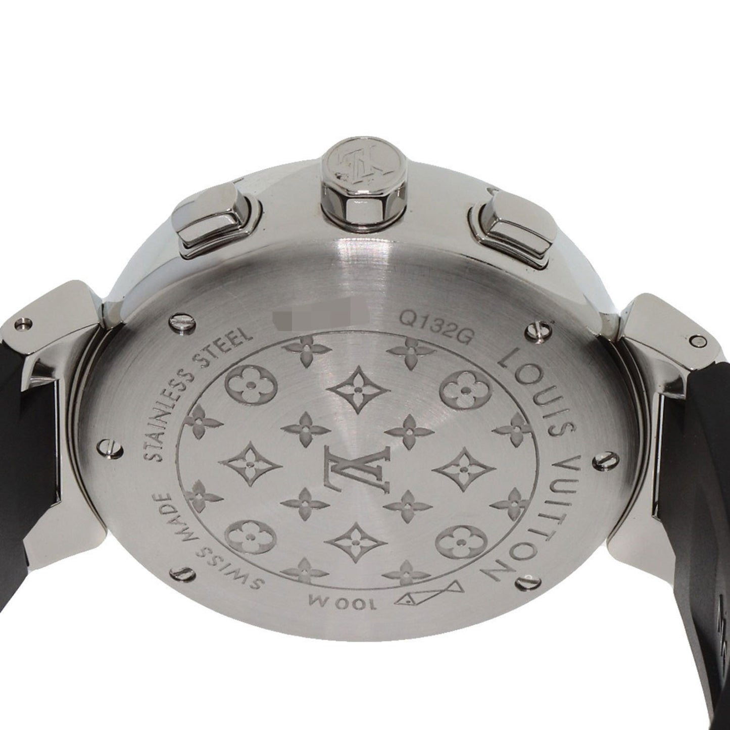Louis Vuitton Q132G Tambour Lovely Cup Watch In Stainless Steel/Rubber