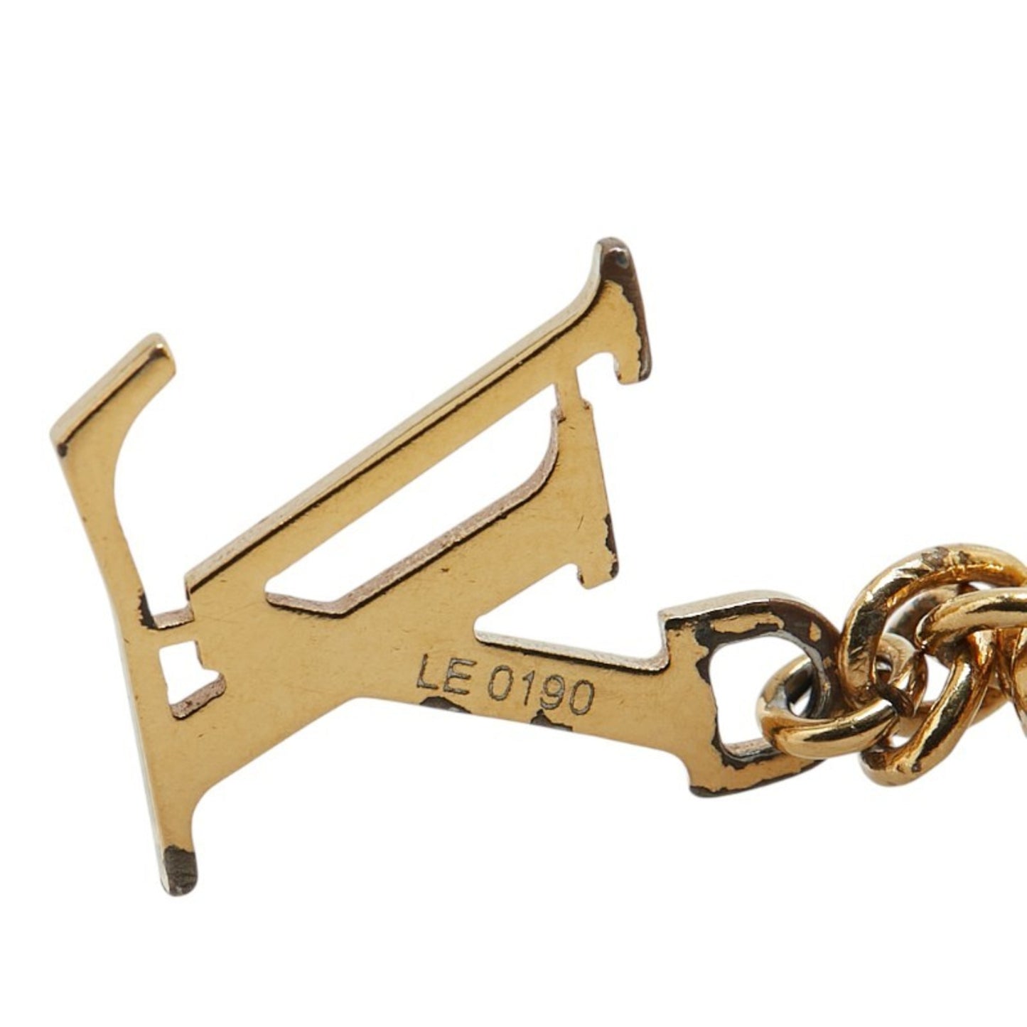 Louis Vuitton Monogram Sweet Charm Chain Bracelet M66248 Gold Plated