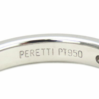 Tiffany Ring Stacking Band 1Pd Pt950 Diamond Approx. 5.3G Platinum #10 Elsa Peretti