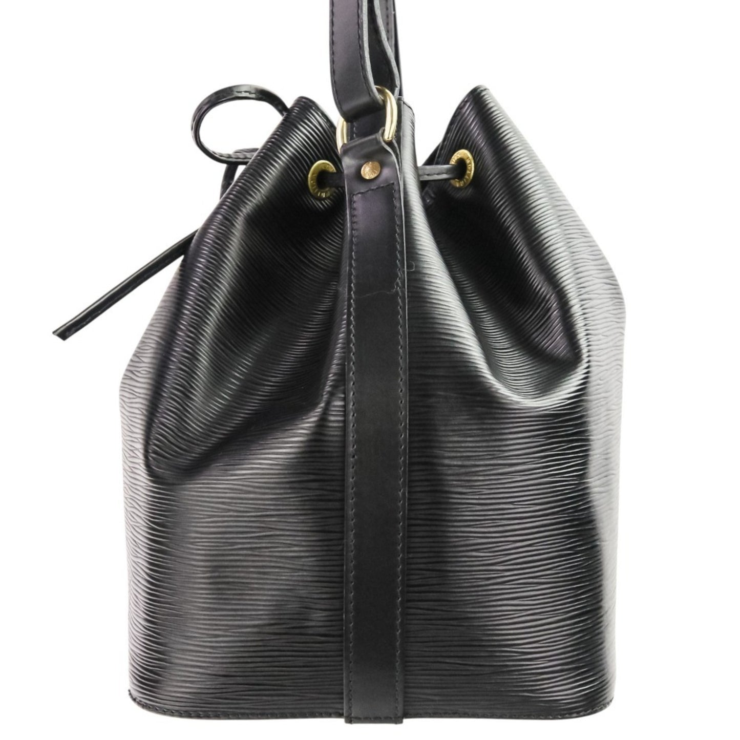 Louis Vuitton Petit Noe Epi Drawstring Shoulder Bag M59012 Black Noir
