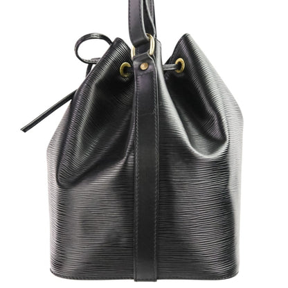 Louis Vuitton Petit Noe Epi Drawstring Shoulder Bag M59012 Black Noir