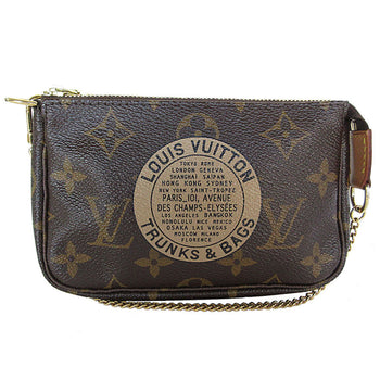 Louis Vuitton Louis Vuitton Pouch Monogram Pochette Accessoires Canvas Brown Gold