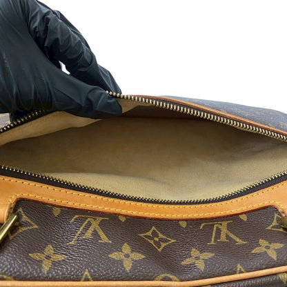 Louis Vuitton Cite Gm Monogram Leather Semi-Shoulder Bag/Handbag Brown 33672