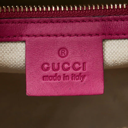 Gucci Micro Gg Handbag/Shoulder Bag 2Way 309617 Pink Patent Leather