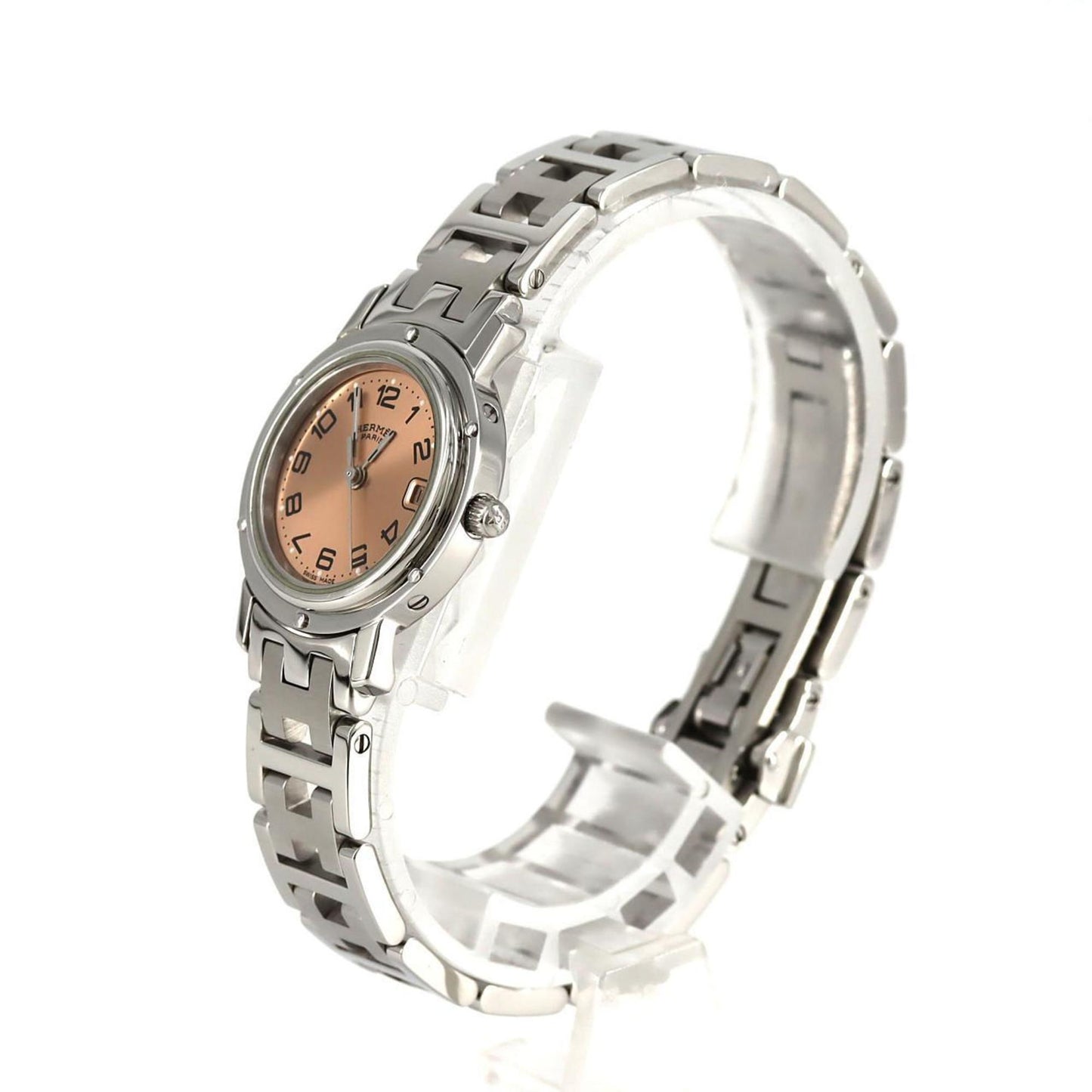 Herms Clipper Cl4.210 Stainless Steel Quartz Watch