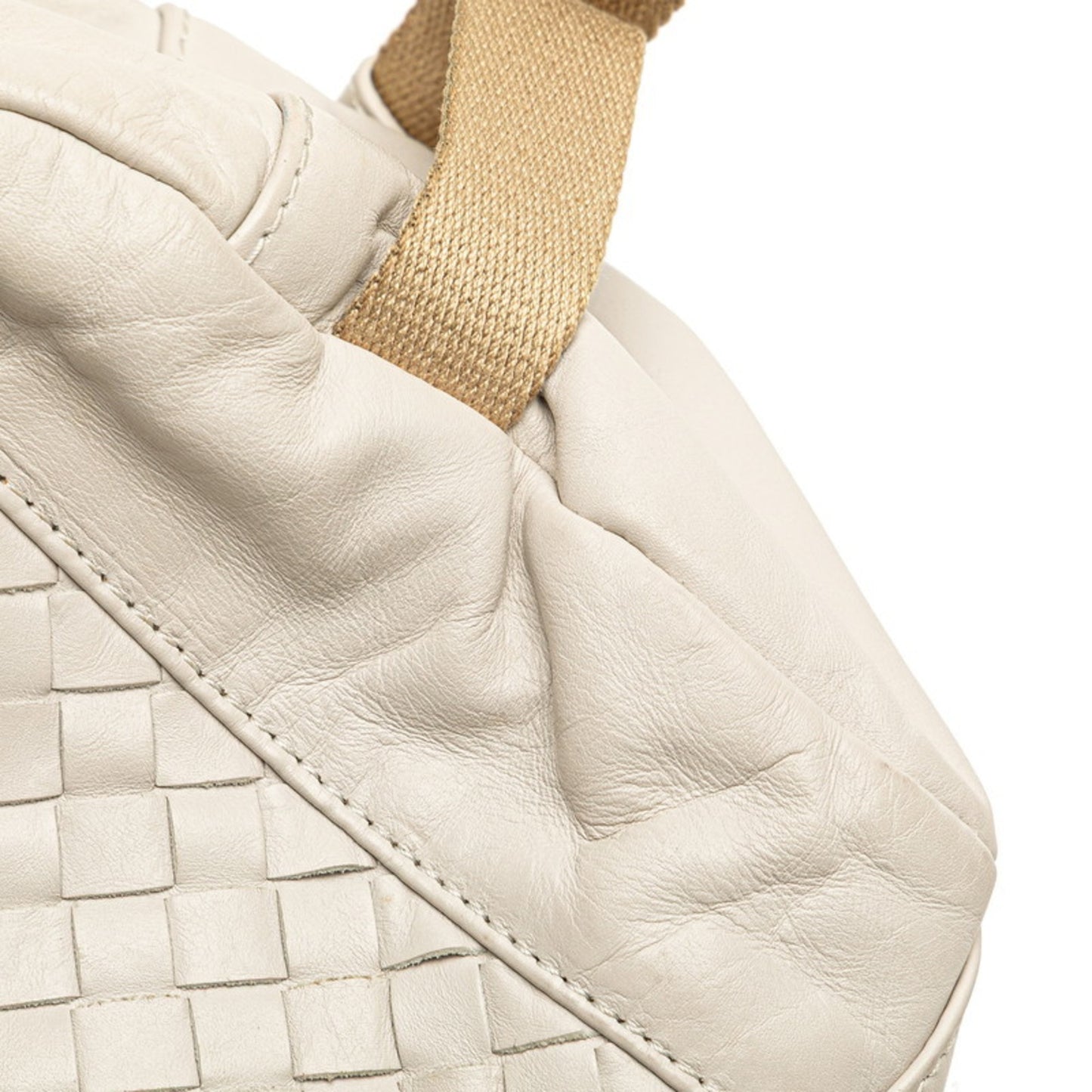 Bottega Veneta Intrecciato Waist Bag In White