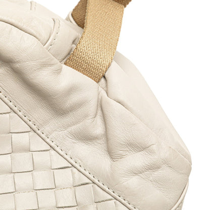 Bottega Veneta Intrecciato Waist Bag In White