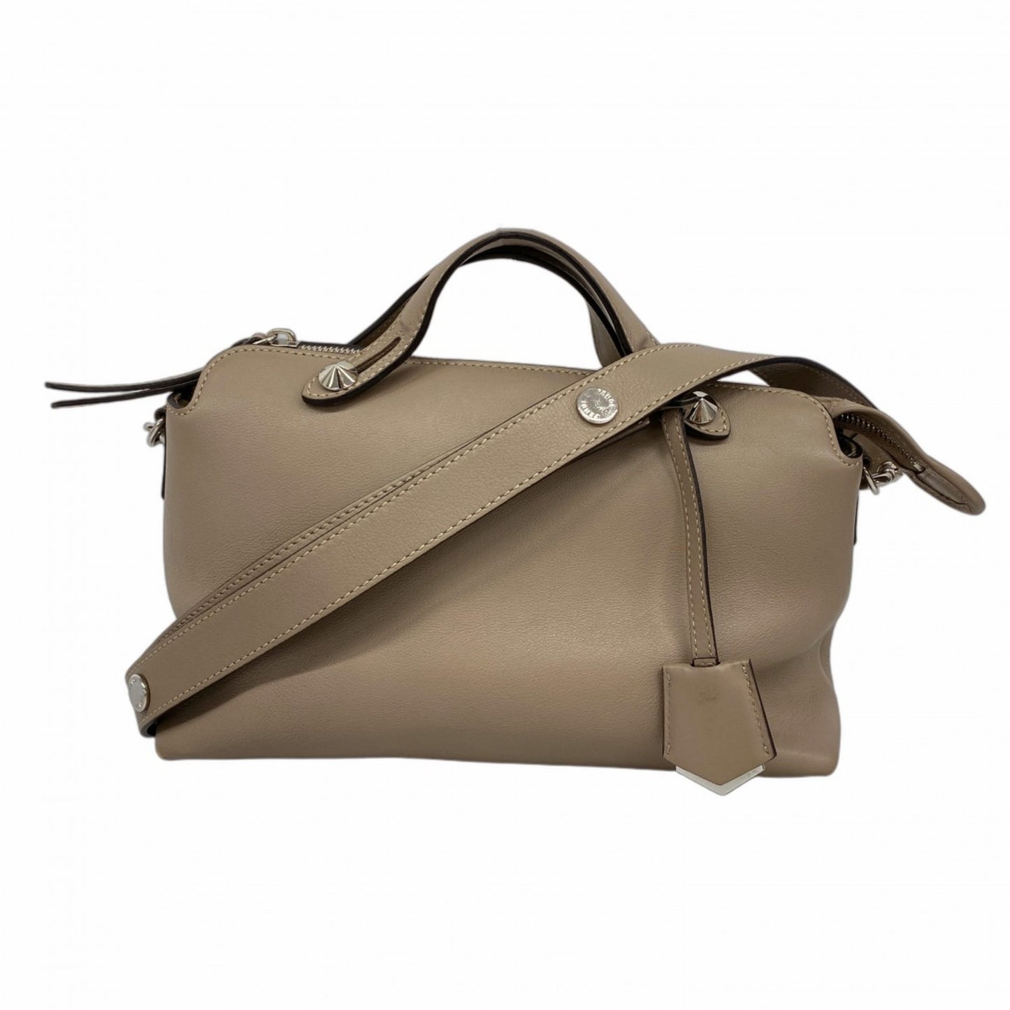 Fendi By The Way Handbag In Beige Leather