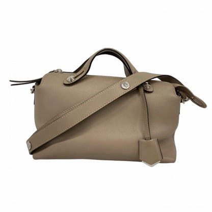 Fendi By The Way Handbag In Beige Leather
