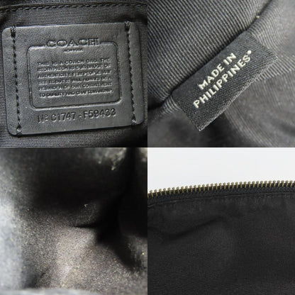 Coach Tote Bag F59433 Satchel Lunch Floral Nylon Leather Black Red Green