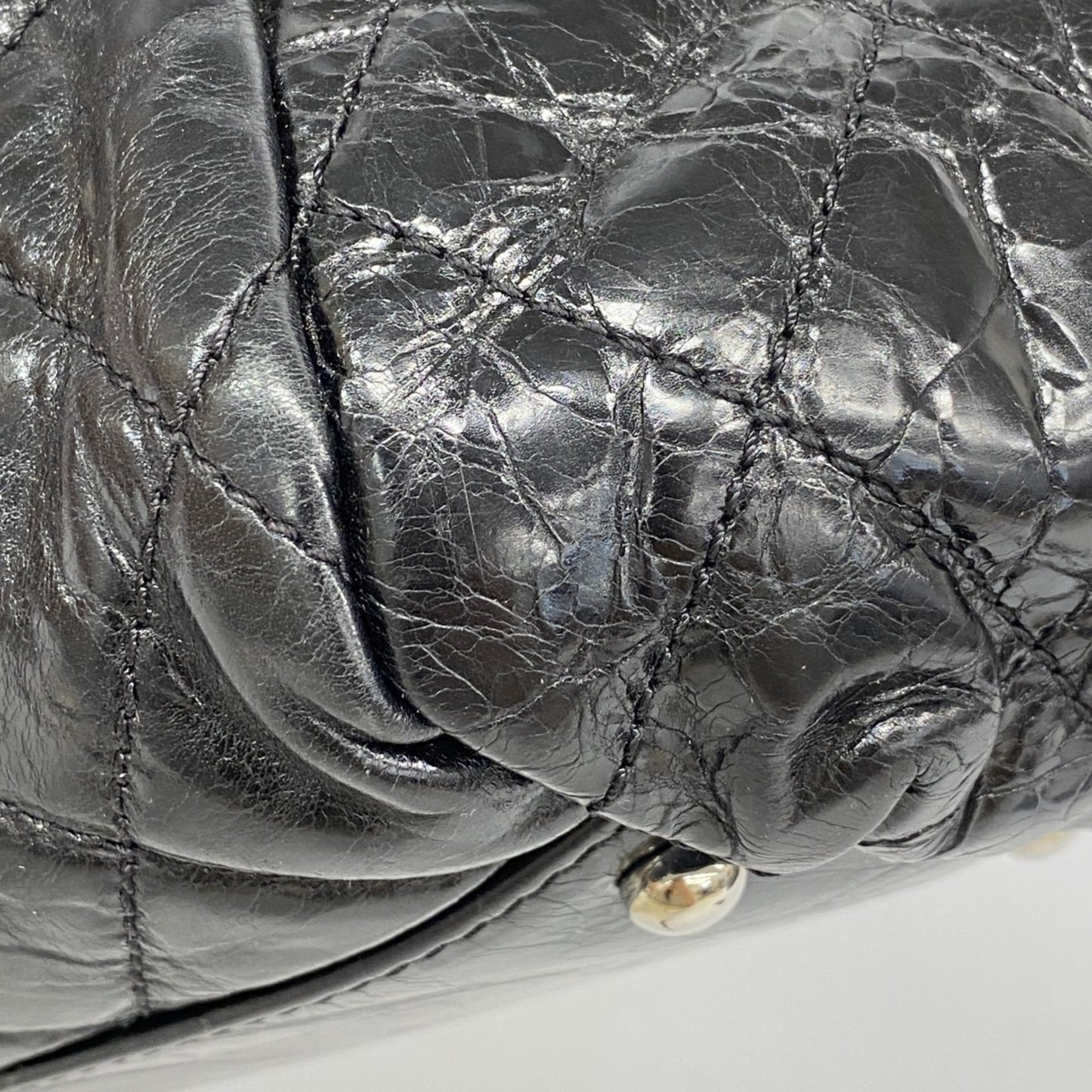 Chanel Matelasse Handbag With Chain Shoulder Strap