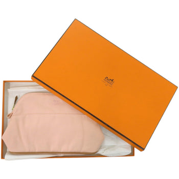 Like New Hermes Bolide Pouch 25Mm Canvas Pink Bag 0170 Hermes