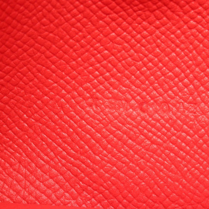 Hermes Herms Bearn Soufflet Bi-Fold Long Wallet In Calfskin Leather (Cowhide) With Epsom Leather