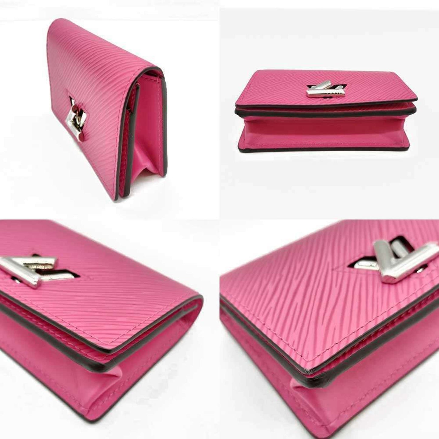 Leather Louis Vuitton Card Case Epi