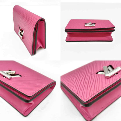 Leather Louis Vuitton Card Case Epi