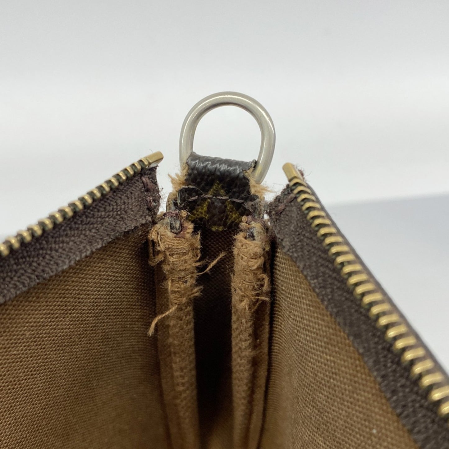 Louis Vuitton Monogram Pochette Accessoires M51980 Brown