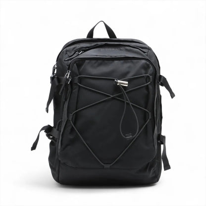Prada Tessuto Nylon Triangle Logo Vz0055 Leather Backpack