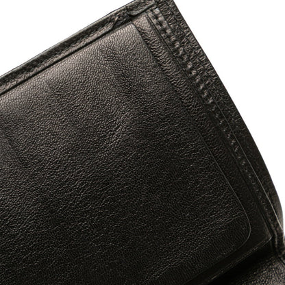 Chanel Bicolore Billfold Long Wallet In Black Lambskin