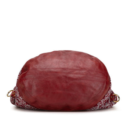 Louis Vuitton Pre-Fall Collection Aviator Handbag/Shoulder Bag 2-Way M40384 Bordeaux Leather Nylon