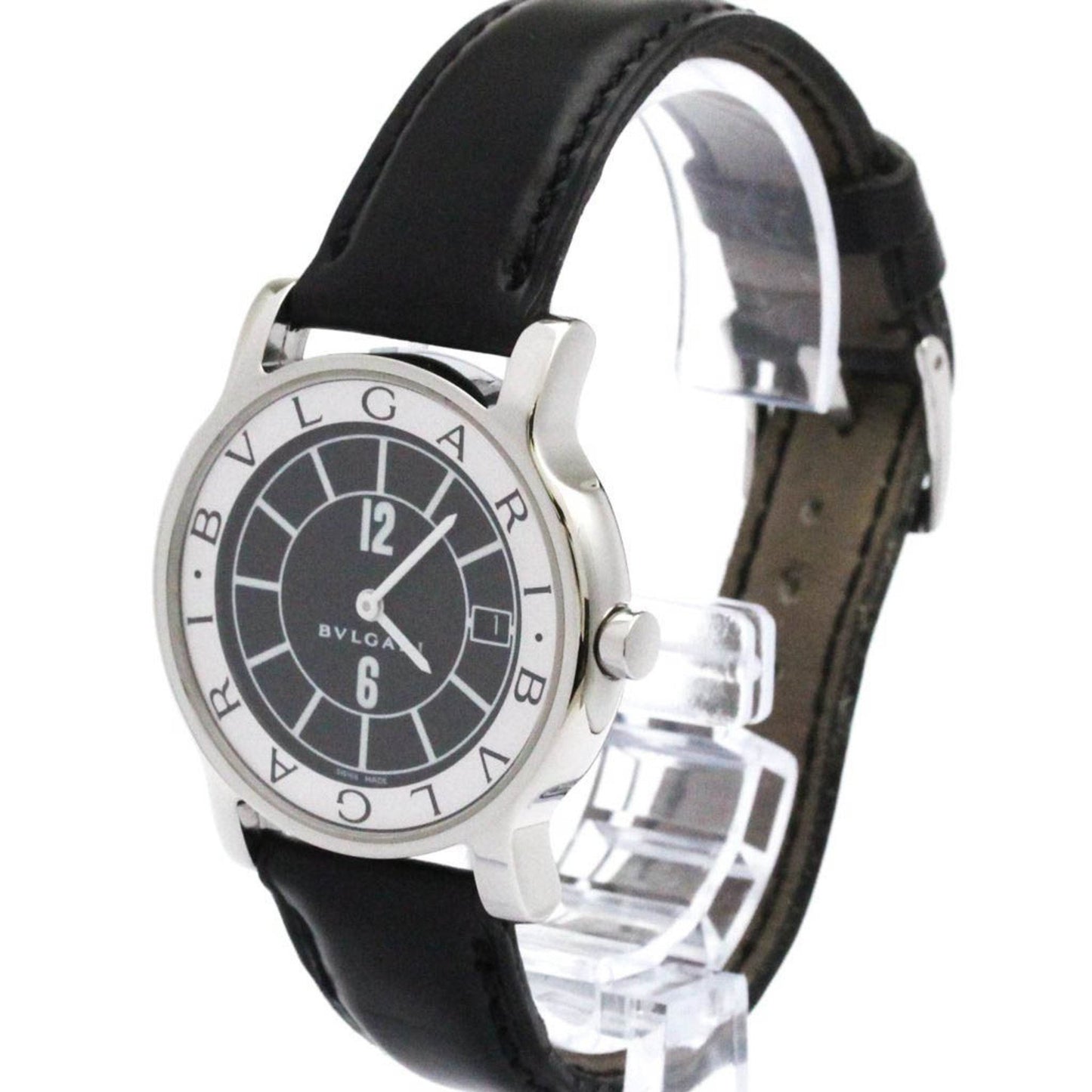 Bvlgari Solotempo Steel Leather Quartz