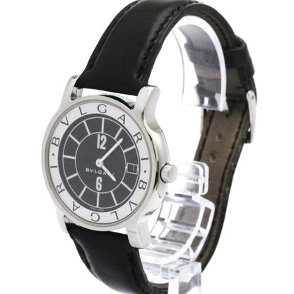 Bvlgari Solotempo Steel Leather Quartz