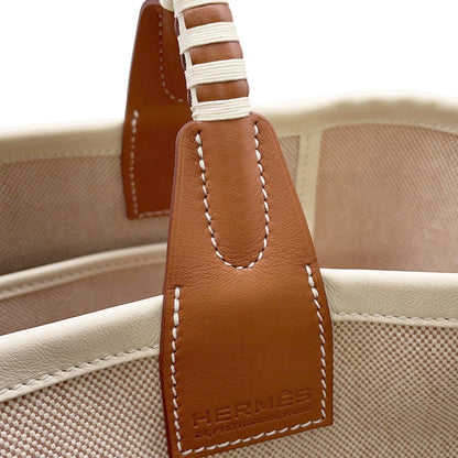 Hermes Herms Steeple 25 Tote Bag In Ecru