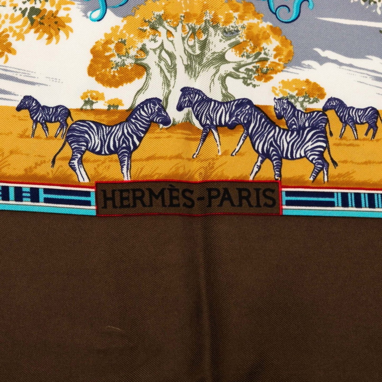 Herms Carr 90 Tropic Scarf