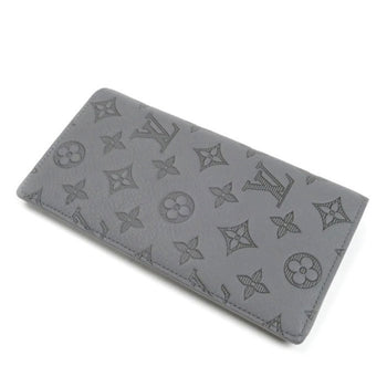 Louis Vuitton Louis Vuitton Portefeuille Brazza Long Wallet Monogram Shadow Gray M81335