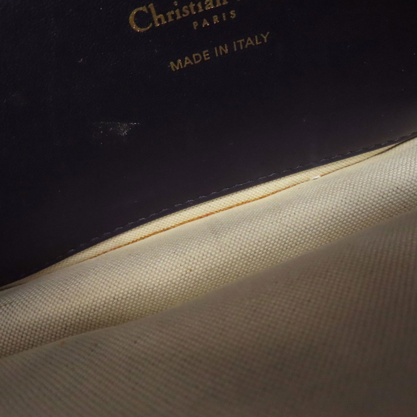 Christian Dior Trotter Pattern Chain Wallet