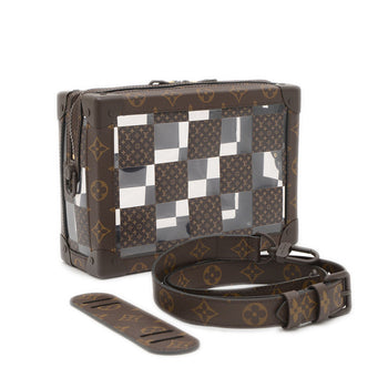 Louis Vuitton Monogram Chess Slim Soft Trunk Shoulder Bag M20871