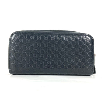 Gucci 278635 Gg Micro Guccissima Clutch Bag Travel Case Long Wallet Leather