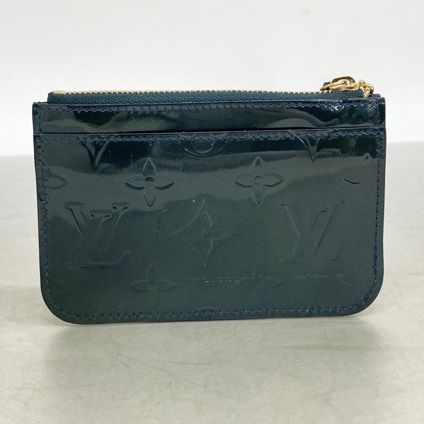 Louis Vuitton Vernis Pochette Cle Nm M93665 Bleu Nuit