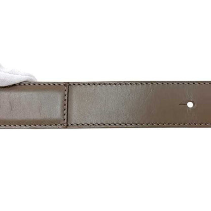 Balenciaga Belt Ec-24401 Beige 640828 1212 S 501523 80 Waist 84Cm Leather Balenciaga Buckle 30Mm