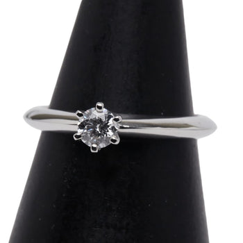 Tiffany & Co. Pt950 Platinum Diamond Solitaire Ring