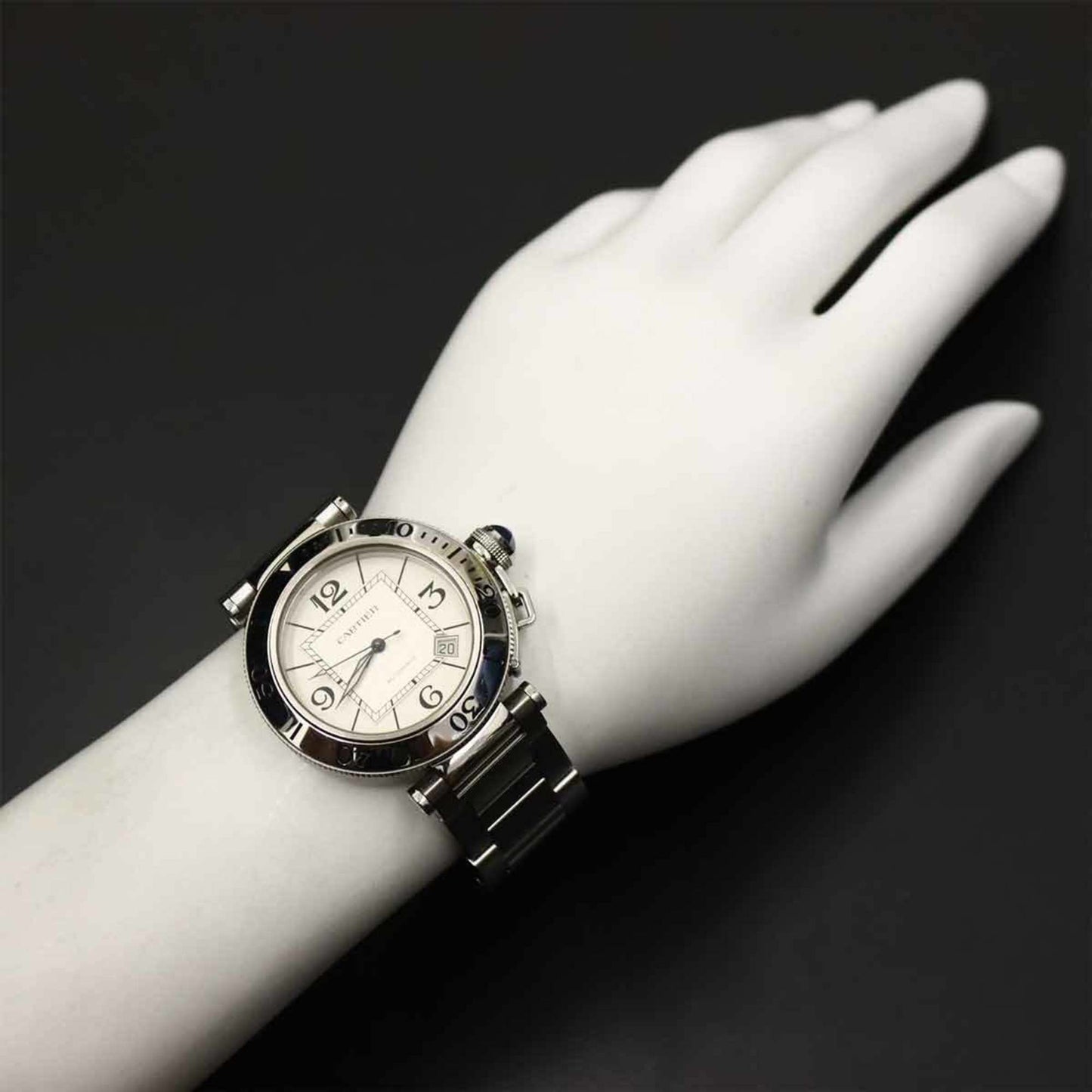 Cartier Pasha Seatimer W31080M7 Men'S Watch With Date Display