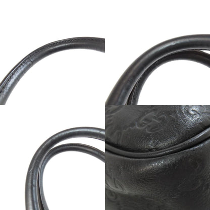 Gucci 208463 Gg Signature Shima Bag Leather
