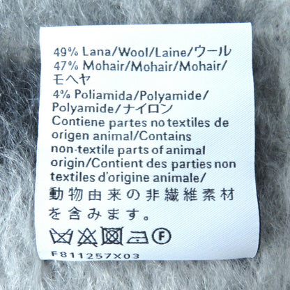 Loewe F811257X03 Wool And Mohair Logo Anagram Fringe Long Scarf