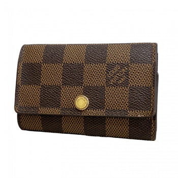 Louis Vuitton Damier Multicle 6 Key Case N62630 Ebene