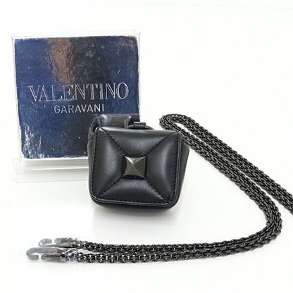 Valentino Valentino Airpods Case Lambskin Black Unused