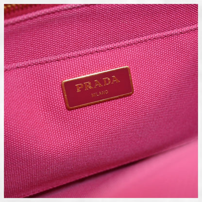Prada Mini Canapa Denim X Pink Handbag