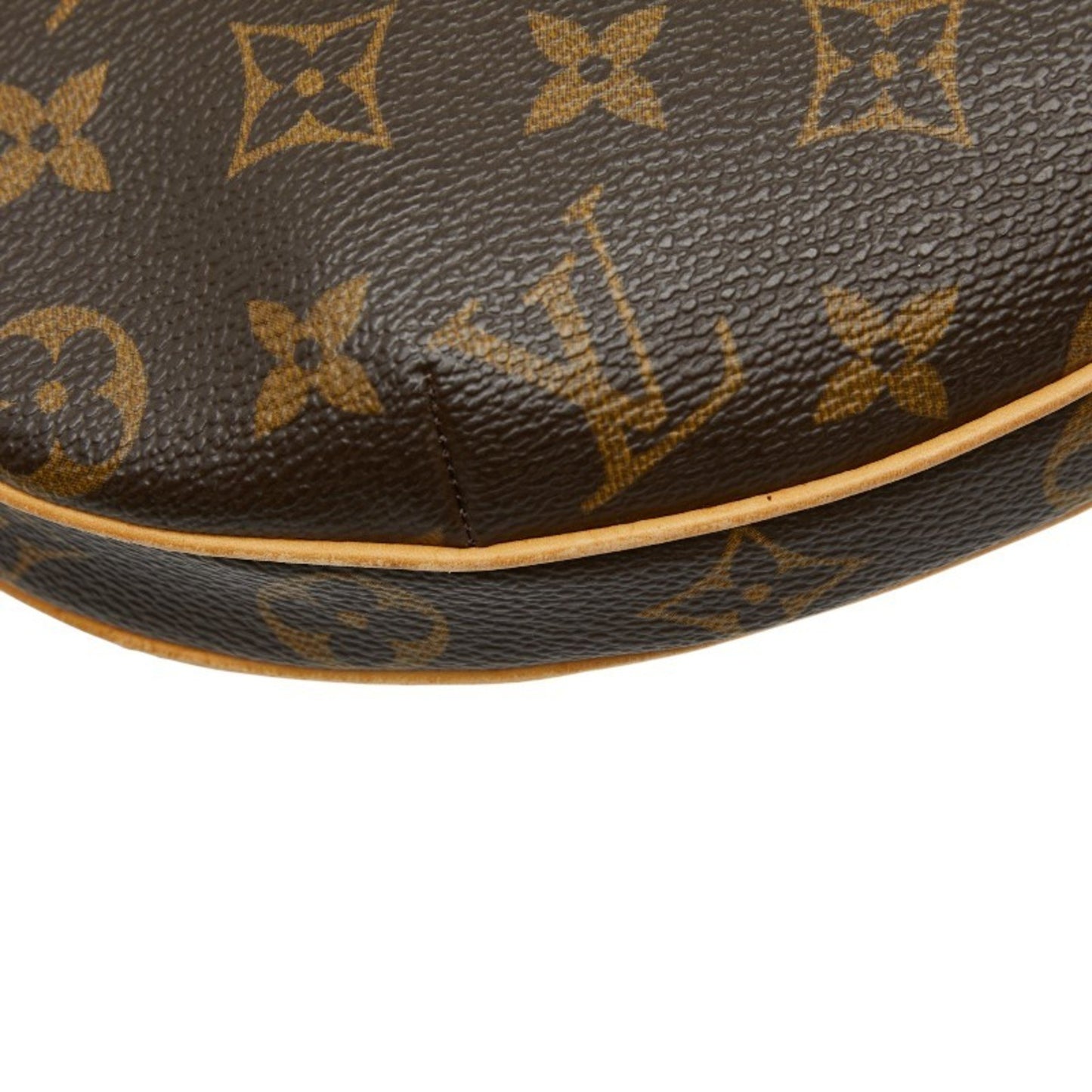 Louis Vuitton Monogram Pochette Croissant Pm Shoulder Bag M51510 Brown Leather