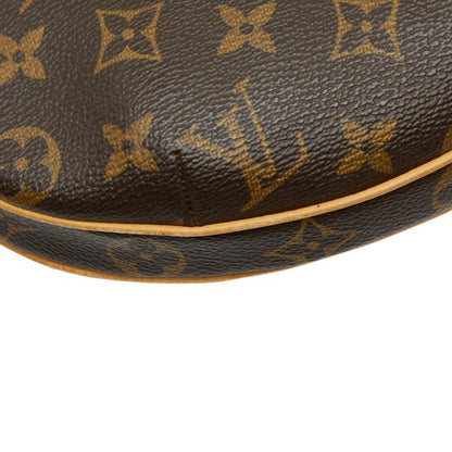 Louis Vuitton Monogram Pochette Croissant Pm Shoulder Bag M51510 Brown Leather