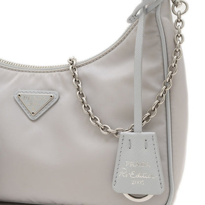 Prada Re-Edition Shoulder Bag Nylon Grey